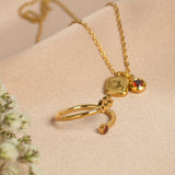 Conjunto Colar + Anel Cosmos + Frasco dos Sonhos 18K